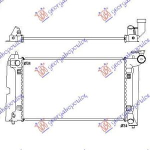 044006300 Toyota Corolla Sedan 2002-2006 | Ψυγείο Νερού