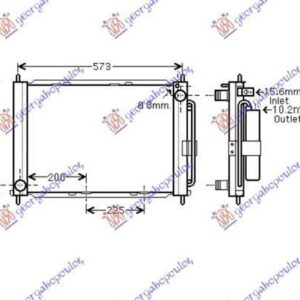 668006310 Renault Twingo 2012-2014 | Ψυγείο Νερού & A/C