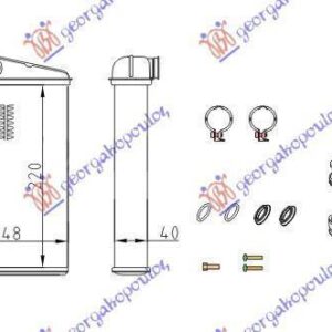 673106500 Renault Megane Cabrio 2006-2010 | Ψυγείο Καλοριφέρ