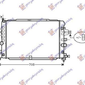 047106330 Opel Astra 2004-2010 | Ψυγείο Νερού