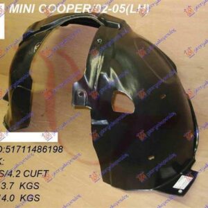 050700822 Mini Cooper 2002-2006 | Θόλος Πλαστικός Εμπρός Αριστερός