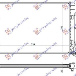 698006340 Mini Cabrio 2004-2008 | Ψυγείο Νερού