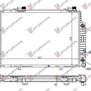 051606320 Mercedes-Benz C-Class 1993-1999 | Ψυγείο Νερού Βενζίνη