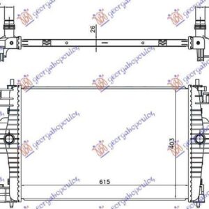 199006320 Citroen DS4 2011-2015 | Ψυγείο Νερού