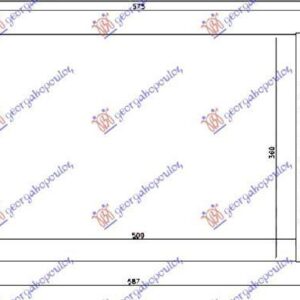 017906310 Ford Fiesta 1999-2002 | Ψυγείο Νερού