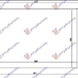 017906315 Ford Fiesta 1999-2002 | Ψυγείο Νερού