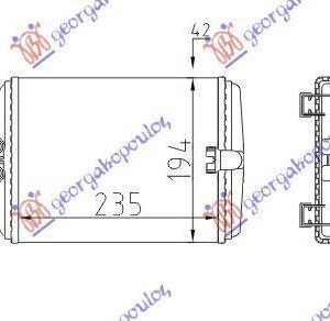 018106500 Mercedes-Benz CLK 1997-2002 | Ψυγείο Καλοριφέρ