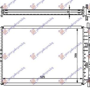 055806310-2 Ford Escort 1995-1998 | Ψυγείο Νερού