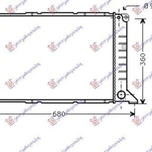 056406350 Ford Transit 1995-2000 | Ψυγείο Νερού