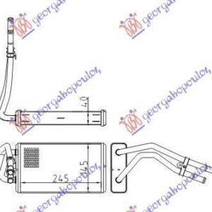 056406500 Ford Transit 1995-2000 | Ψυγείο Καλοριφέρ