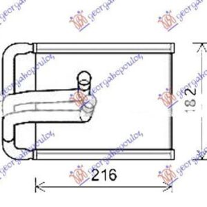 056806510 Hyundai Tucson 2004-2010 | Ψυγείο Καλοριφέρ