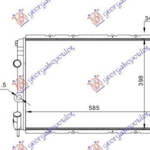 067206315 Renault Megane Coupe/Cabrio 1996-1998 | Ψυγείο Νερού