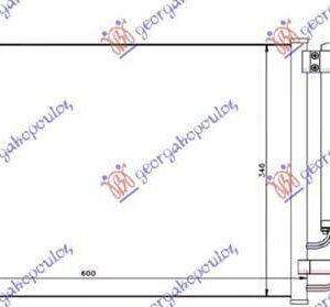 057706400 Hyundai Coupe 2001-2007 | Ψυγείο A/C Βενζίνη