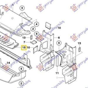 059200840 BMW 3 Series Coupe/Cabrio 1990-1998 | Ποδιά Μηχανής