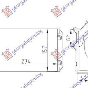 019306510 Citroen Xsara 2000-2004 | Ψυγείο Καλοριφέρ