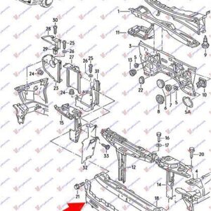 061500510 Audi 80 1991-1994 | Τραβέρσα Ψυγείου