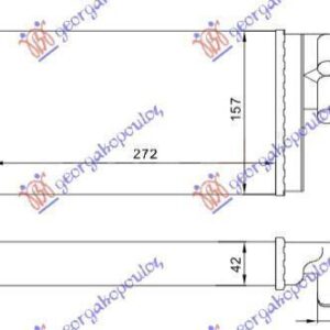 061306500 Audi 100 1990-1994 | Ψυγείο Καλοριφέρ