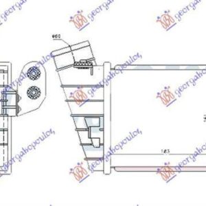 017106222 Seat Leon 1999-2005 | Ψυγείο Intercooler Αριστερό