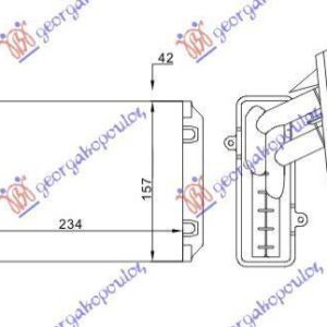 042806500 Seat Ibiza 1997-1998 | Ψυγείο Καλοριφέρ