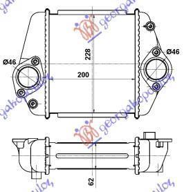 501006200 Mazda CX-7 2011-2014 | Ψυγείο Intercooler