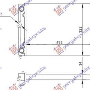 063406300 VW Vento 1992-1998 | Ψυγείο Νερού