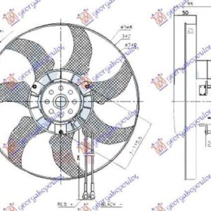 063606460 VW Transporter 1991-1996 | Βεντιλατέρ A/C