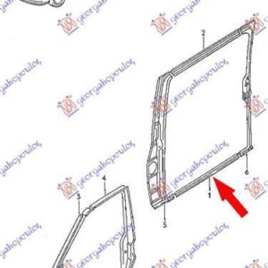 886008291 VW Transporter 1997-2003 | Μαρσπιέ Δεξιό