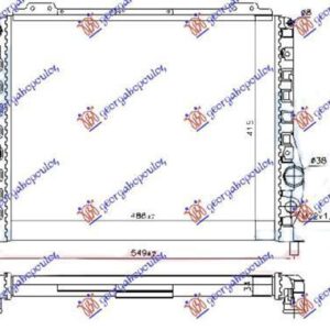 065406310 Alfa Romeo 75 1985-1992 | Ψυγείο Νερού