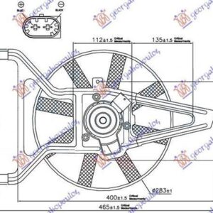 067106440 Citroen Saxo 1996-1999 | Βεντιλατέρ