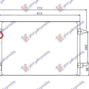 067806410 Audi A4 1994-2000 | Ψυγείο A/C Βενζίνη/Πετρέλαιο