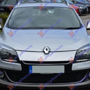 068604010 Renault Megane Hatchback/Station Wagon 2008-2014 | Χρώμιο Προφυλακτήρα Εμπρός