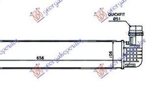 671006220 Renault Scenic/Grand Scenic 2012-2016 | Ψυγείο Intercooler