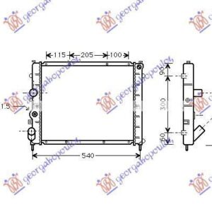 069306330 Renault Kangoo 1998-2003 | Ψυγείο Νερού Diesel