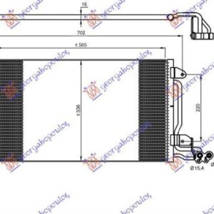 876206400 VW Polo 2014-2017 | Ψυγείο A/C Βενζίνη/Πετρέλαιο