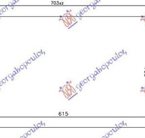 876206405 VW Polo 2014-2017 | Ψυγείο A/C Βενζίνη/Πετρέλαιο