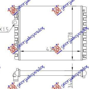 043006305 Seat Arosa 1997-2000 | Ψυγείο Νερού Βενζίνη/Πετρέλαιο