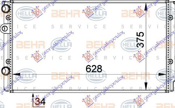 043006315 Seat Arosa 1997-2000 | Ψυγείο Νερού Βενζίνη/Πετρέλαιο