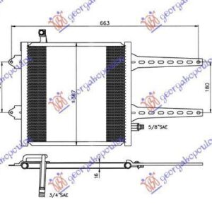 070206400 VW Polo 1994-1999 | Ψυγείο A/C