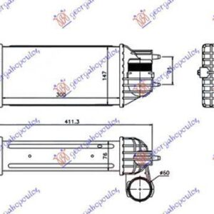 199006230 Citroen DS4 2011-2015 | Ψυγείο Intercooler