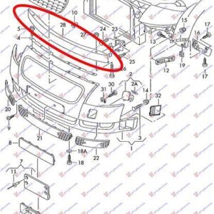 072103840 Audi TT 1998-2006 | Τραβέρσα Προφυλακτήρα Εμπρός