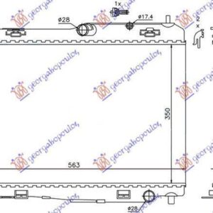 322006300 Ford B-Max 2012- | Ψυγείο Νερού