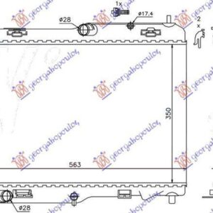 072606310 Ford Fiesta 2008-2013 | Ψυγείο Νερού