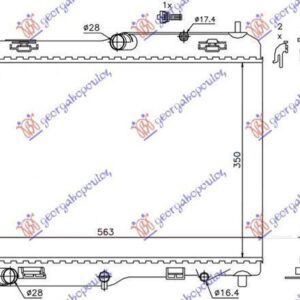 324006320 Ford Fiesta 2013-2017 | Ψυγείο Νερού