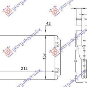 073506500 Renault Super 5 1985-1995 | Ψυγείο Καλοριφέρ