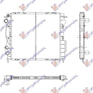 010706320 Renault Clio 1996-1998 | Ψυγείο Νερού