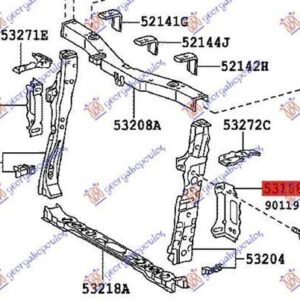 088300479 Toyota Corolla Sedan 2007-2011 | Βάση Μετώπης Αριστερή