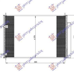 830106400 Toyota Auris 2012-2015 | Ψυγείο A/C