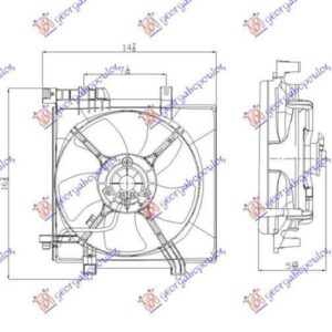 095906440 Subaru Impreza 2008-2014 | Βεντιλατέρ