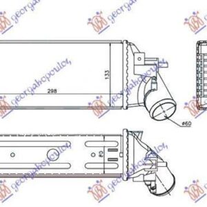 075606200 Peugeot 406 Sedan 1996-2005 | Ψυγείο Intercooler