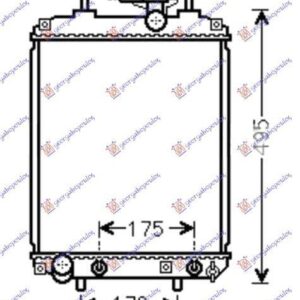 076906300 Daihatsu Sirion 2005- | Ψυγείο Νερού